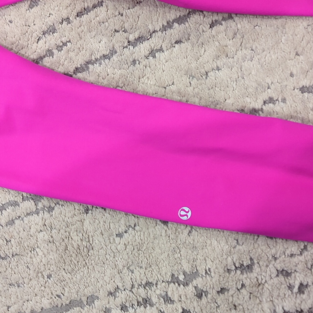 Lululemon Wunder Under Pant *Reversible Raspberry Glo Light/ Raspberry Glo Light - Picture 6 of 11
